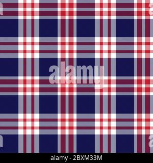 Plaid Tartan Checkered Seamless Pattern- Plaid, checkered, tartan seamless pattern suitable for fashion textiles and graphics Stock Vector