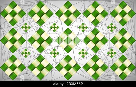 digital textile design of abstract art Stock Vector