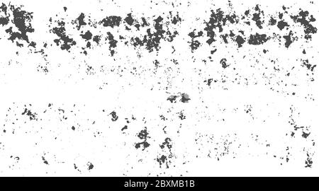 Grunge background. Black scuffs on a white wall. Stock Vector