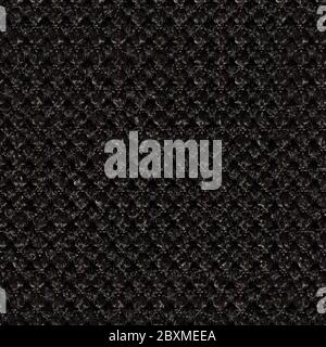 Black tissue background for your adorable interior. Seamless square texture. Stock Photo
