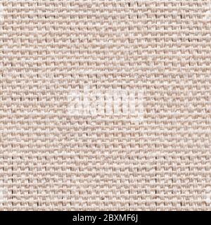 Elegant coton canvas texture in new light beige color for your design work. Seamless pattern background. Stock Photo