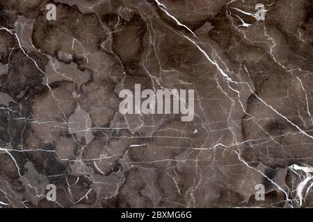 Close up of brown marble texture background. Stock Photo
