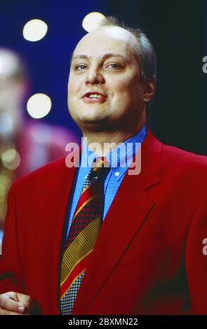 RTL Nachtshow, Late-Night-Talkshow, Deutschland 1994 - 1995, Moderator Thomas Koschwitz Stock Photo