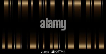 Abstract background golden vertical stripes line on black premium background. Luxury style. You can use for banner web, gift voucher, coupon template, Stock Vector