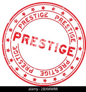 Grunge red expensive word round rubber seal stamp on white background ...