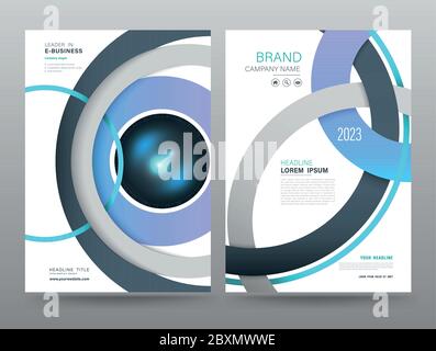Template cover modern style for business cover report and book. Stock Vector