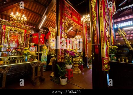 Phu Quoc, Vietnam - 29 January 2020 Nguyen Trung Truc monument  in Ganh Dau cape Stock Photo