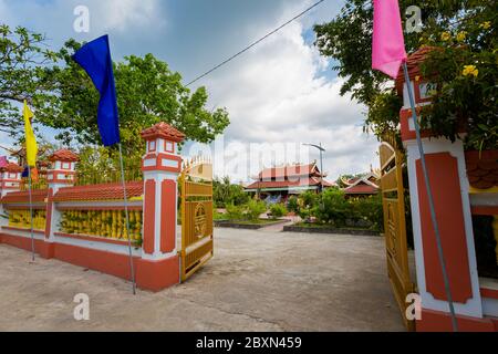 Phu Quoc, Vietnam - 29 January 2020 Nguyen Trung Truc monument  in Ganh Dau cape Stock Photo