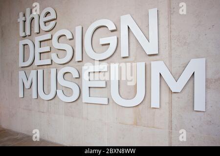 The Design Museum, Kensington High St, Kensington, London, United Kingdom Stock Photo