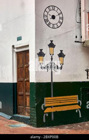 Street art in Bogota Colombia Stock Photo