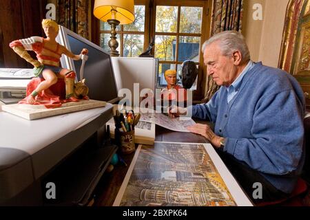 JACQUES MARTIN  COMIC BOOK CREATOR Stock Photo