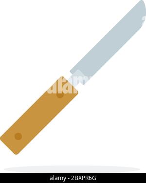 Knife bee vector flat material design isolated object on white background. Stock Vector