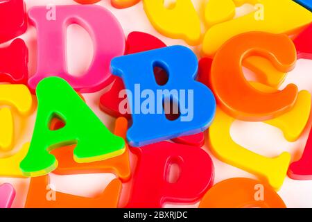 Letters ABC Stock Photo