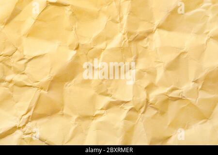 Crumpled wrapping paper Stock Photo