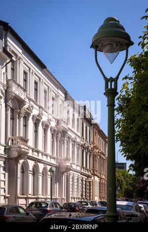 Wilhelminian style houses on Arndtstrasse in the district Suedstadt, Bonn, North Rhine-Westphalia, Germany.  Gruenderzeithaeuser in der Arndtstrasse i Stock Photo