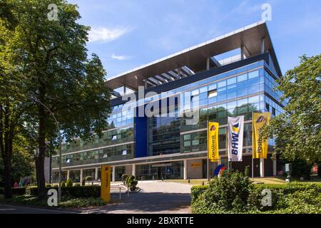 head office of the German Postbank on Friedrich-Ebert-Allee, Bonn, North Rhine-Westphalia, Germany.  Zentrale der Deutsche Postbank AG an der Friedric Stock Photo
