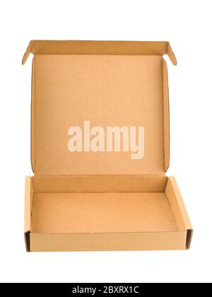Empty cardboard box Stock Photo