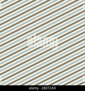 Diagonal stripes abstract modern seamless pattern. Blue gray repeat background for wrap, textile and print. Stock Vector