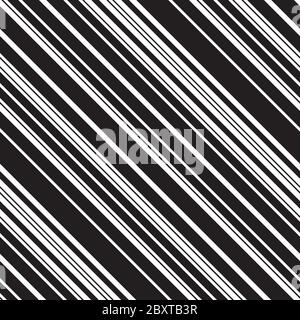 Seamless pattern with oblique black lines Stock Vector