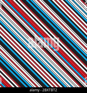 Seamless pattern with oblique colored lines Stock Vector
