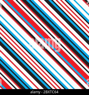Seamless pattern with oblique colored lines Stock Vector