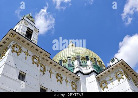 Vienna, Austria. The church at the Steinhof by Otto Wagner Stock Photo