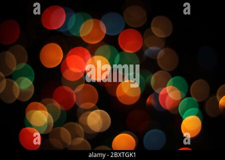 Bokeh - Lens Flares- Blurred Lights Stock Photo