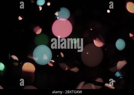 Bokeh - Lens Flares- Blurred Lights Stock Photo