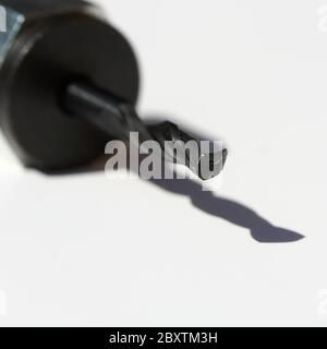 drill tip on white background Stock Photo