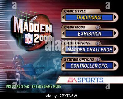 Madden nfl 2000 hi-res stock photography and images - Alamy