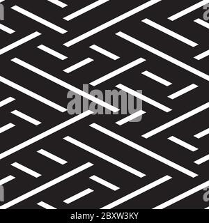 Seamless pattern with oblique white segments Stock Vector