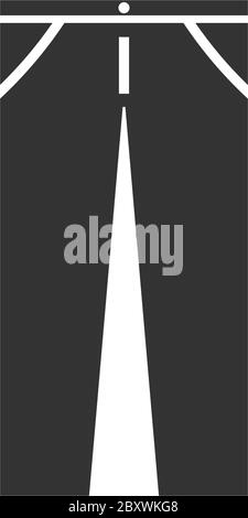 Jeans. Black Icon Flat on white background Stock Vector