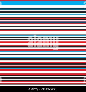 Seamless pattern with horizontal colored lines Stock Vector