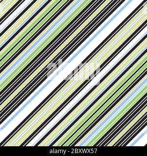 Seamless pattern with oblique colored lines Stock Vector