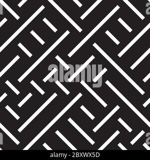 Seamless pattern with oblique white segments Stock Vector