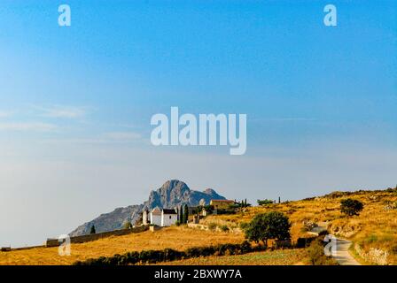 The village of San Antonino in Balagna in the north corsica Stock Photo