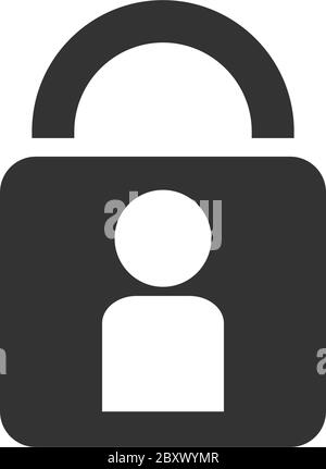 user login or authenticate icon, human person symbol Stock Vector Image ...