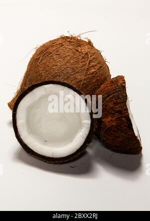 coconuts isolated on the white background Stock Photo