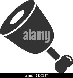 Meat. Black Icon Flat on white background Stock Vector