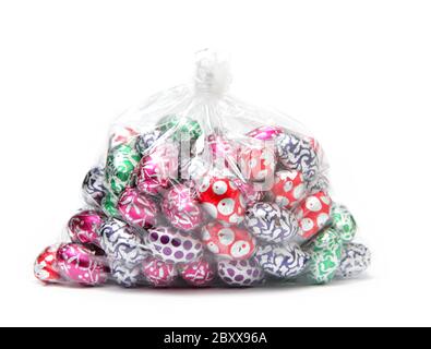 easter egg in pack Stock Photo