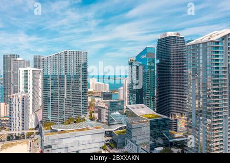 Brickell Skyline Stock Photo