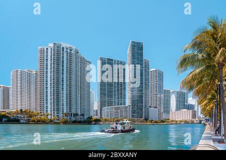 Brickell Miami Stock Photo