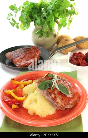 Saltimbocca alla Romana Stock Photo