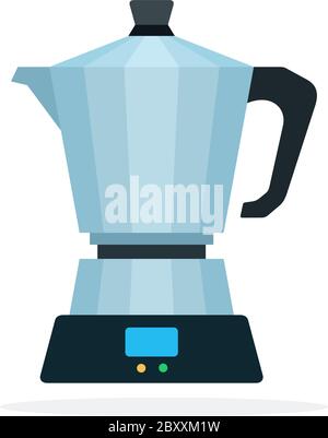 Geyser coffee vector flat isolated Stock Vector