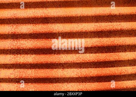 Rusty corrugated metal background texture Stock Photo