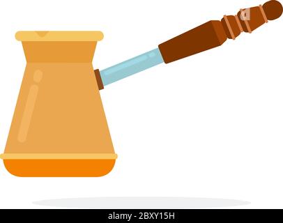 Coffee Turk vector flat isolated Stock Vector