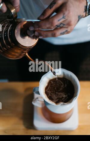 Elegant coffee shop vibes Stock Photo