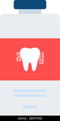 Dentifrice vector icon flat isolated Stock Vector