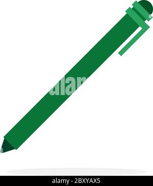 Pen ink ballpoint vector isolated icon illustration Stock Vector Image ...