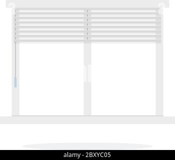 Blinds on the window Stock Vector